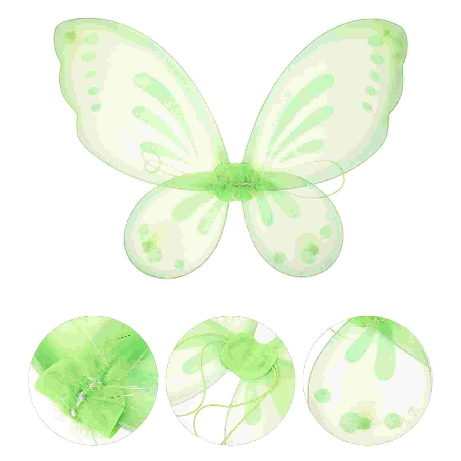 

Butterfly Wing Little Girl Make Fairy Girls Prop Nylon Cosplay Child Costume Party