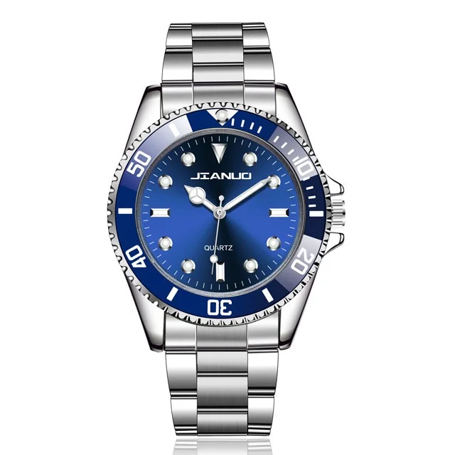 

Simple Hot Sale Spot Steel Men's Leather Watch Luxury Business Watch Men's Quartz Casual Water Steel Belt Stainless Steel Watch