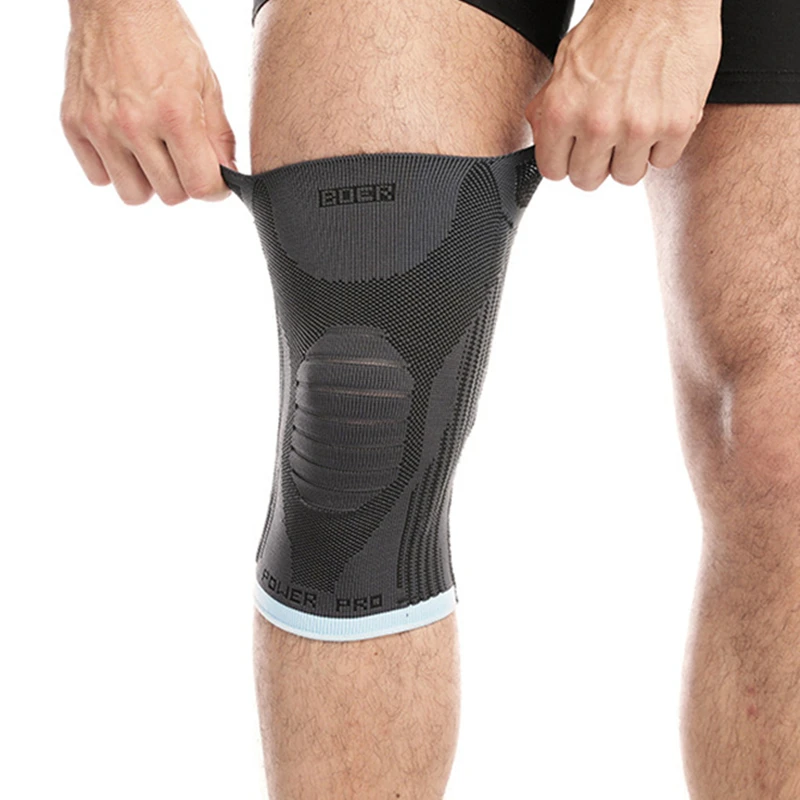 

1pcs Knee Compression Sleeve Knee Pad with Double-Side Spring stabilizers for Running Jump Roping Meniscus tears Arthritis Guard