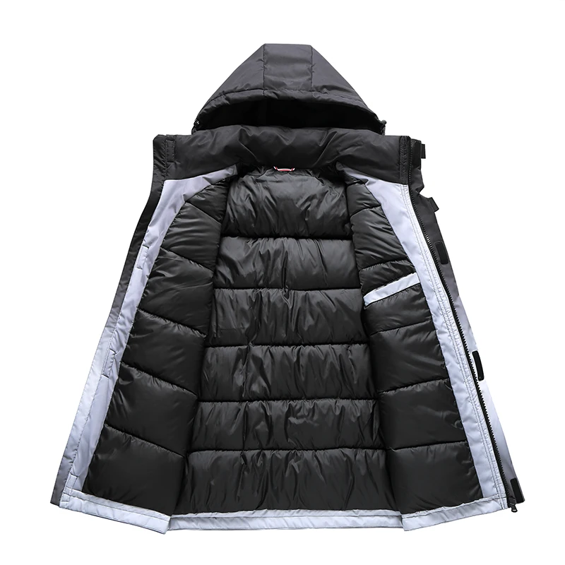 

Зеленая Толстая мужская куртка 10XL, пальто высокого качества, зимняя водонепроницаемая ветрозащитная парка, Мужская толстовка, Тренч 2022, пал...