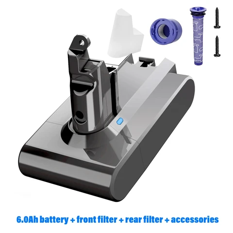 Аккумулятор для Dyson V6 6.0/8.0 Ач 21.6 В  powtree