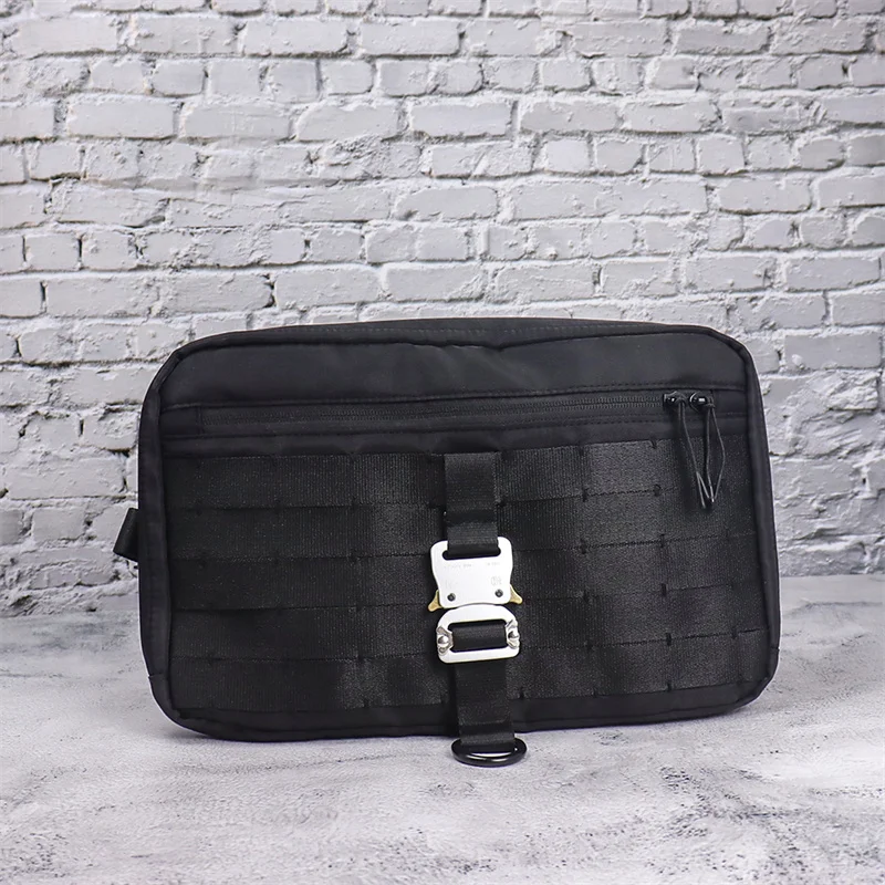 

Metal Silver Buckle 1017 ALYX 9SM Bag Men Women Mesh Protection Design Backpacks Adjustable Zip ALYX Satchel