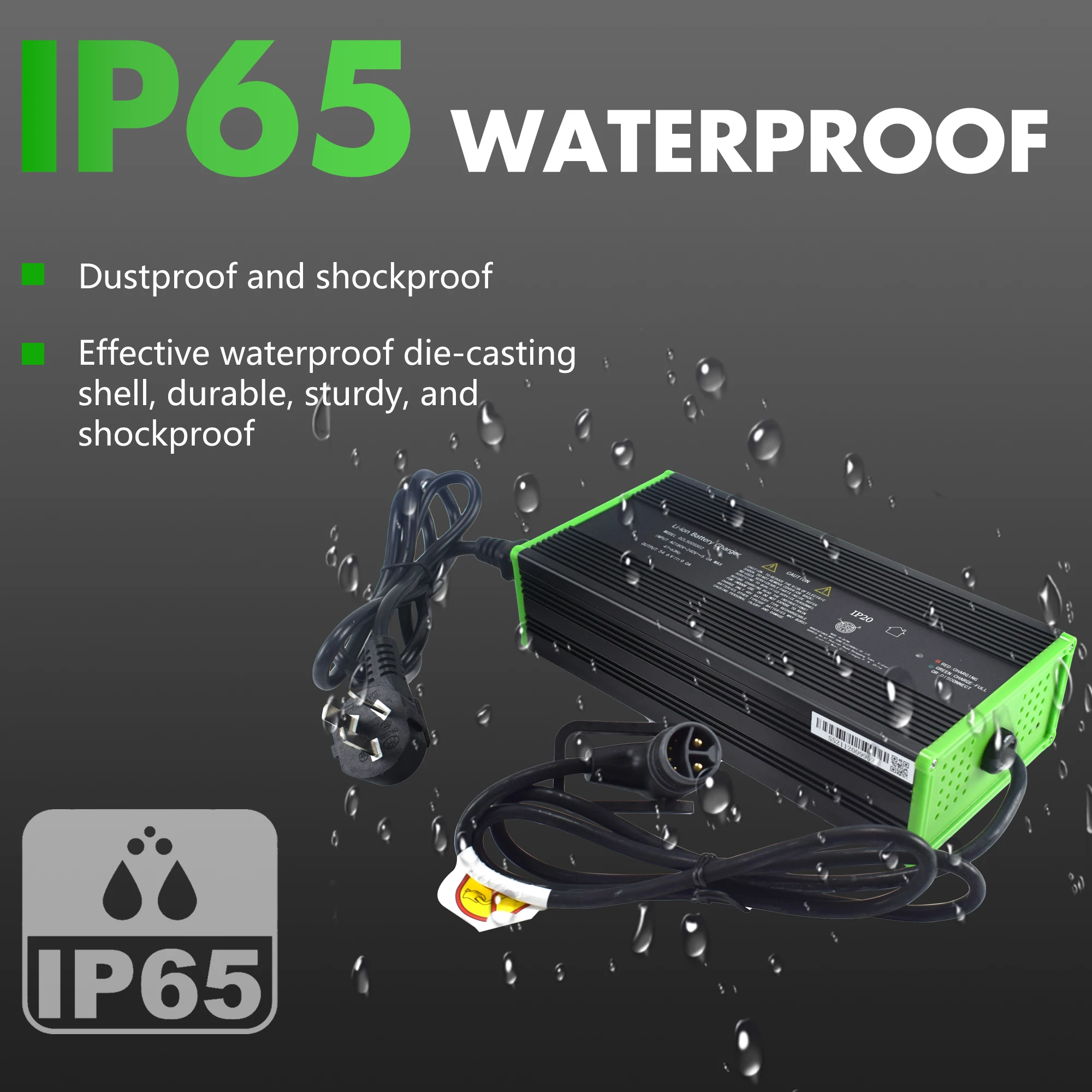 Lithium Battery Charger 56.4V 9A for NOBLELIFT Electric Pallet Truck PTE20N