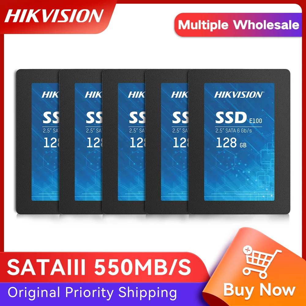 Wholesale Hikvision ssd E100 256gb 512gb internal hard drive SATA 3.0 Internal Solid State For Desktop PC Laptop