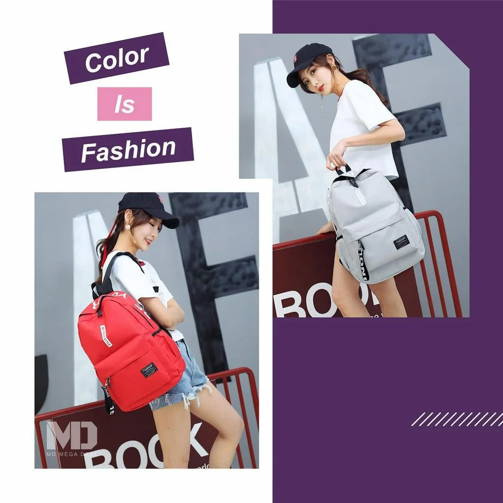 Youth Schoolbag 2022 New  Student Bag Waterproof Backpack Woman Travel Backpack Nylon Multi-function Bag