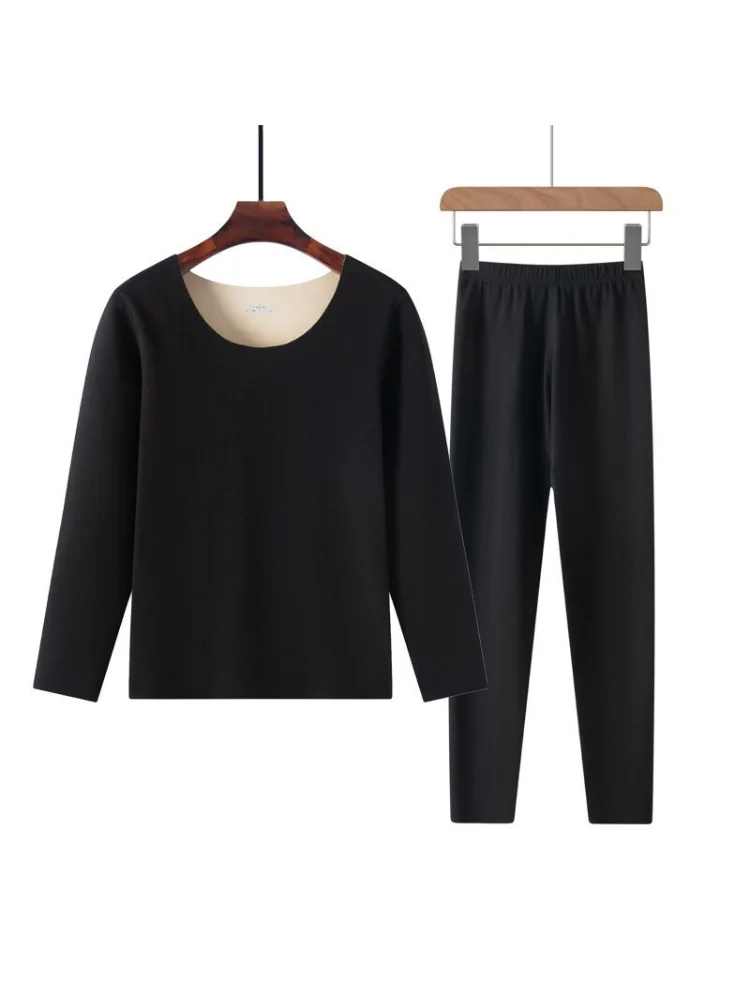 2022 New Seamless Men's Thermal Underwear Couple AB Surface Autumn Clothes Long Pants Women's Suit
