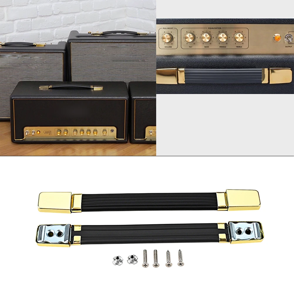 

Ручка усилителя из ПВХ сверхпрочные ручки для динамика Сменные износостойкие с металлической вставкой усиленные гитарные аудио аксессуар...