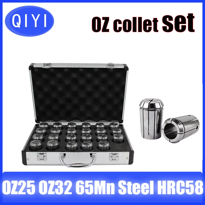 Набор цанг для патрона OZ25 OZ32 3 4 8 10 12 16 18 20 25 мм 1/4 1/8 3/8 3/4 1 дюйм набор пружинный