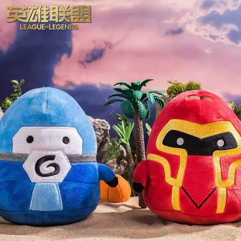 

25cm New League of Legends LOL Red And Blue Soldiers Collection Plush Toys Game Peripheral Official Authentic
