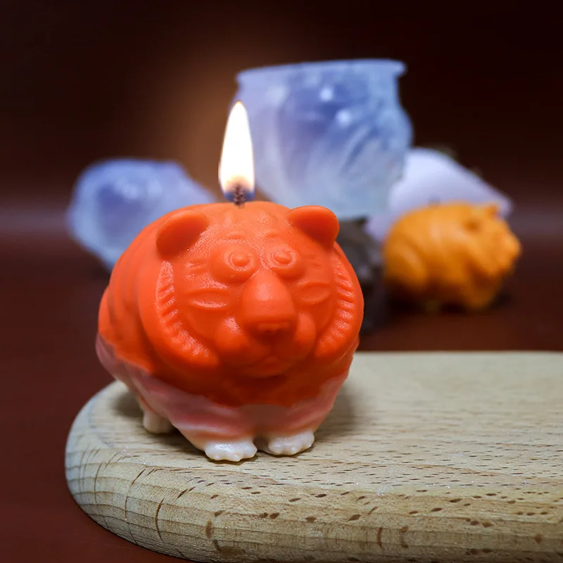 Сделай Сам Тигровая форма для выпечки торта мыло ручной работы свеча гипс