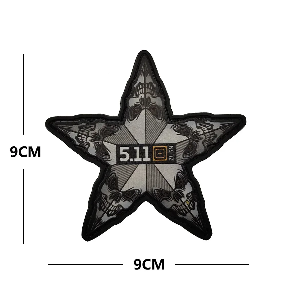 511 3D ПВХ значок для морального духа кроссфита нарукавная лента Тактический