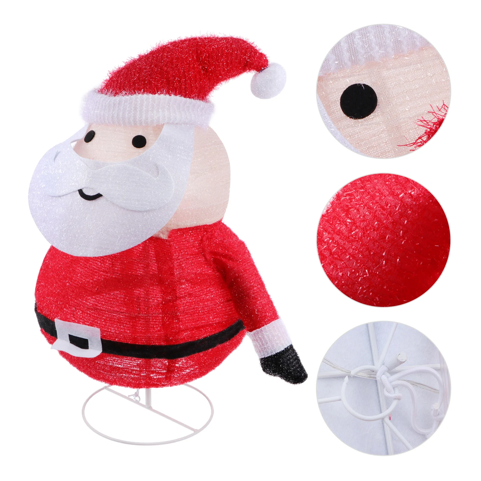 

Christmas Lamp Santa Tabletop Holiday Light Desktop Lights Garden Decorations Decoration Up Flashing Led Party Candlestick Claus