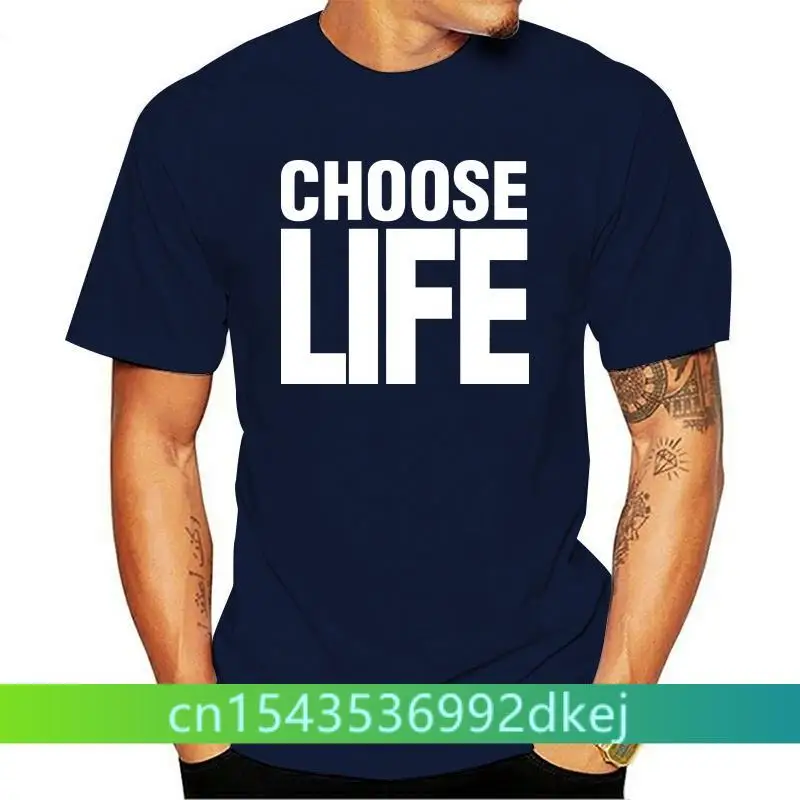 

New George Michael Choose Life Short Sleeve Black Men's T-Shirt Size S-3XL Print T Shirts Summer Style Top Tee