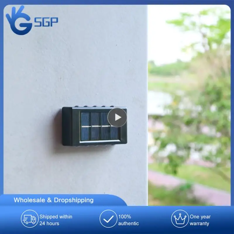 

Led Solar Led Wall Lamp House Garden Indoor Outdoor Wall Light Outside Sunlights Garden Lights New Wholesale Wall Sconce Lamps