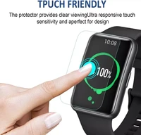 2pcs full coverage screen protector for huawei watch fit honor smart watch es soft hydrogel protective film accessories