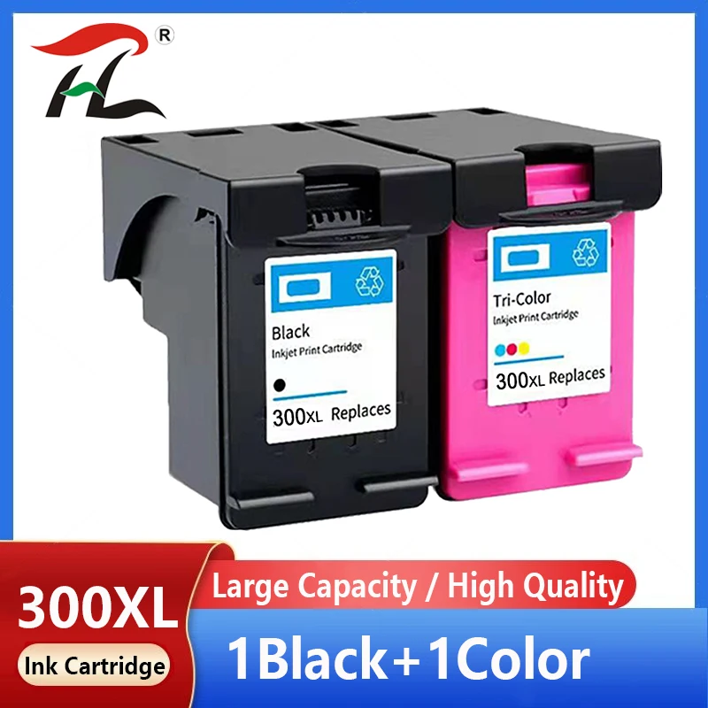 

300XL Ink Cartridge Replacement for HP 300 HP300 XL For HP Deskjet D1660 D2560 D2660 D5560 F2420 F2480 Printer