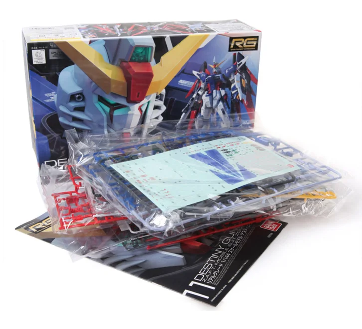 Оригинальный сборный конструктор Bandai RG 144 Destiny Gundam Wings of Light Gundam SEED, модель меха, подарок для мальчиков (art.: 3920dacc4d64a) - 3920dacc4d64a