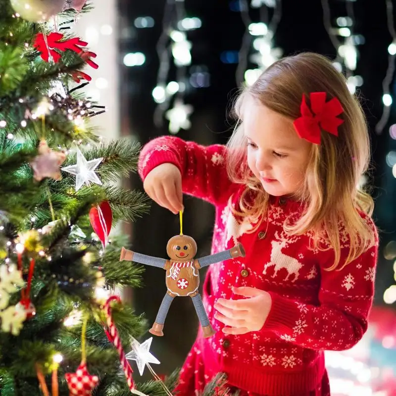 Телескопическая присоска орнамент поп-трубки подвеска на присоске Санта-Клаус