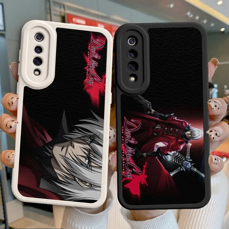 

Чехол для телефона Game D-evil May C-Cry, из шкуры ягненка для Xiaomi 13 12 11 10 Lite Poco M4 X3 M3 Redmi Note 10 9 11 Pro Plus, чехлы