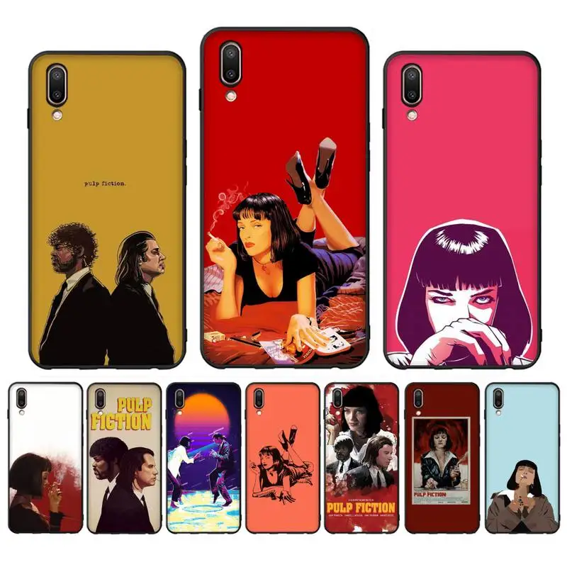 

PULP FICTION MOVIE POSTER Phone Case Case For Oppo Reno Realme C3 6Pro Cover For vivo Y91C Y17 Y19 Funda Capa