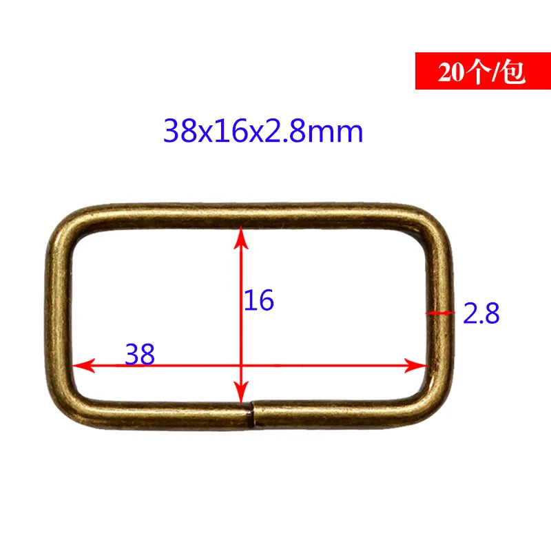 50 шт. 2 дюйма x 0 5 сплит-прямоугольная петля античная латунь