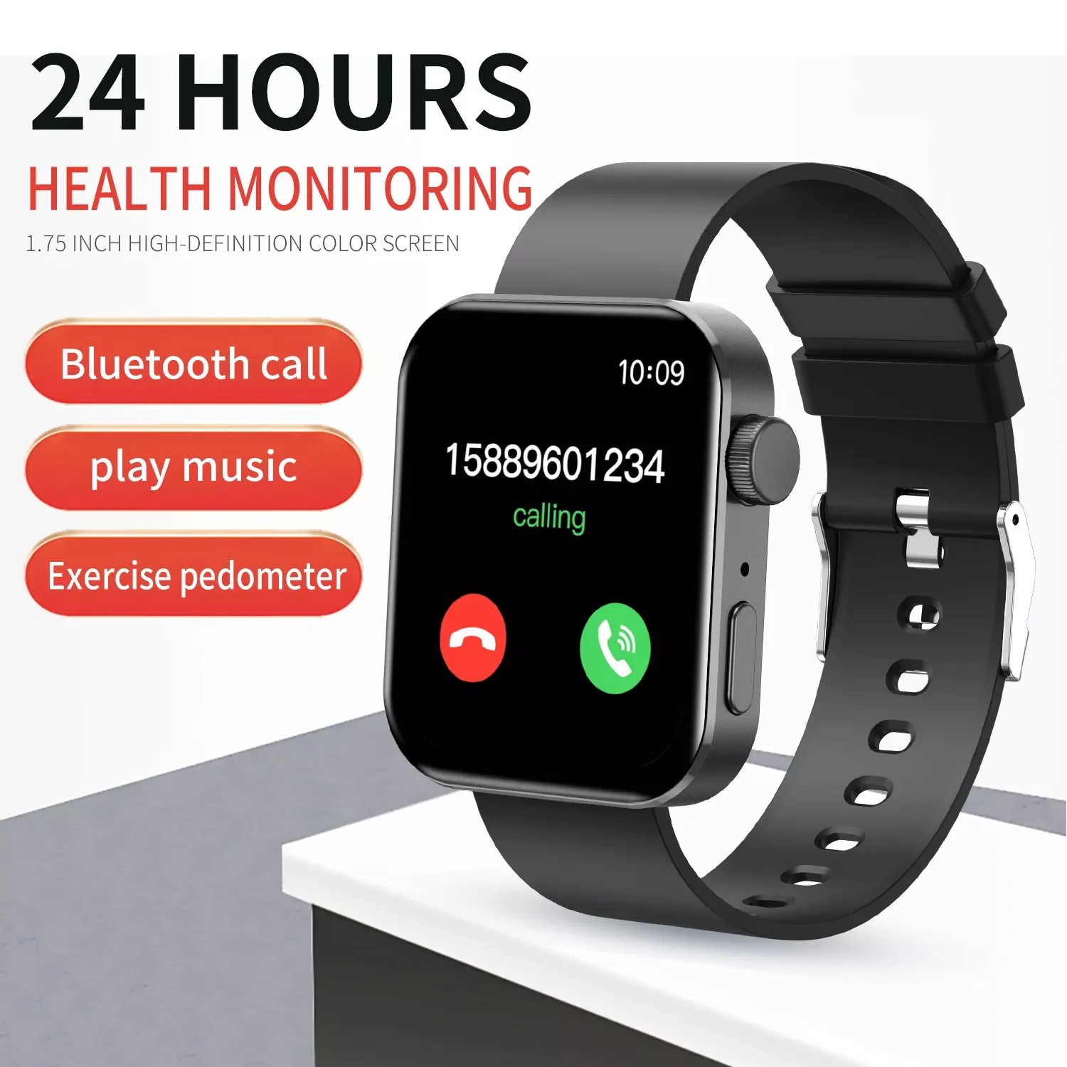 

Смарт-часы с Bluetooth, фитнес-монитором и фитнес-трекером