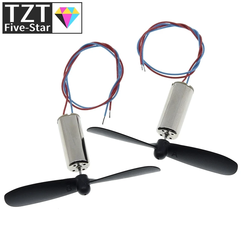 1 компл. = 2 шт. DC3.7-4.2V 716 7*16 мм микро DIY вертолет бессердечный двигатель постоянного