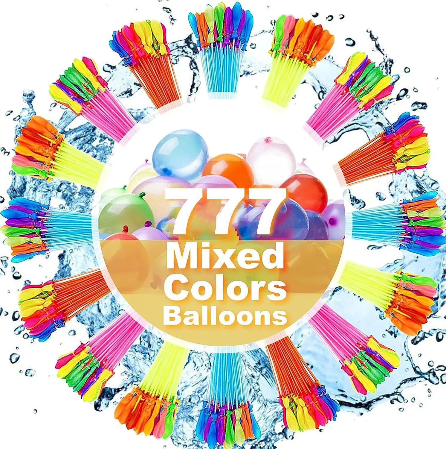 

1000 Water Balloons for Kids Adults,Quick Filling Water Balloons Set Water Balloon Yard Games Splashers Water Fights Pool Party