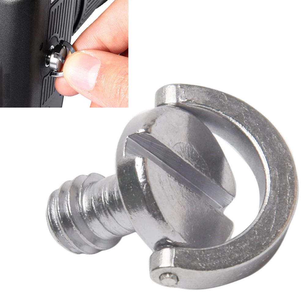 

5pcs Camera Screw for Quick Release Plate 1/4 inch Folding D-Ring Adapter Tripod Monopod Quick Release Plate Camera Screw #