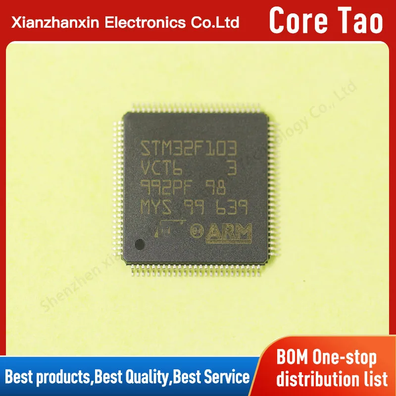 

1PCS/LOT STM32F103VCT6 32F103VCT6 32F103 VCT6 LQFP-100 New and original