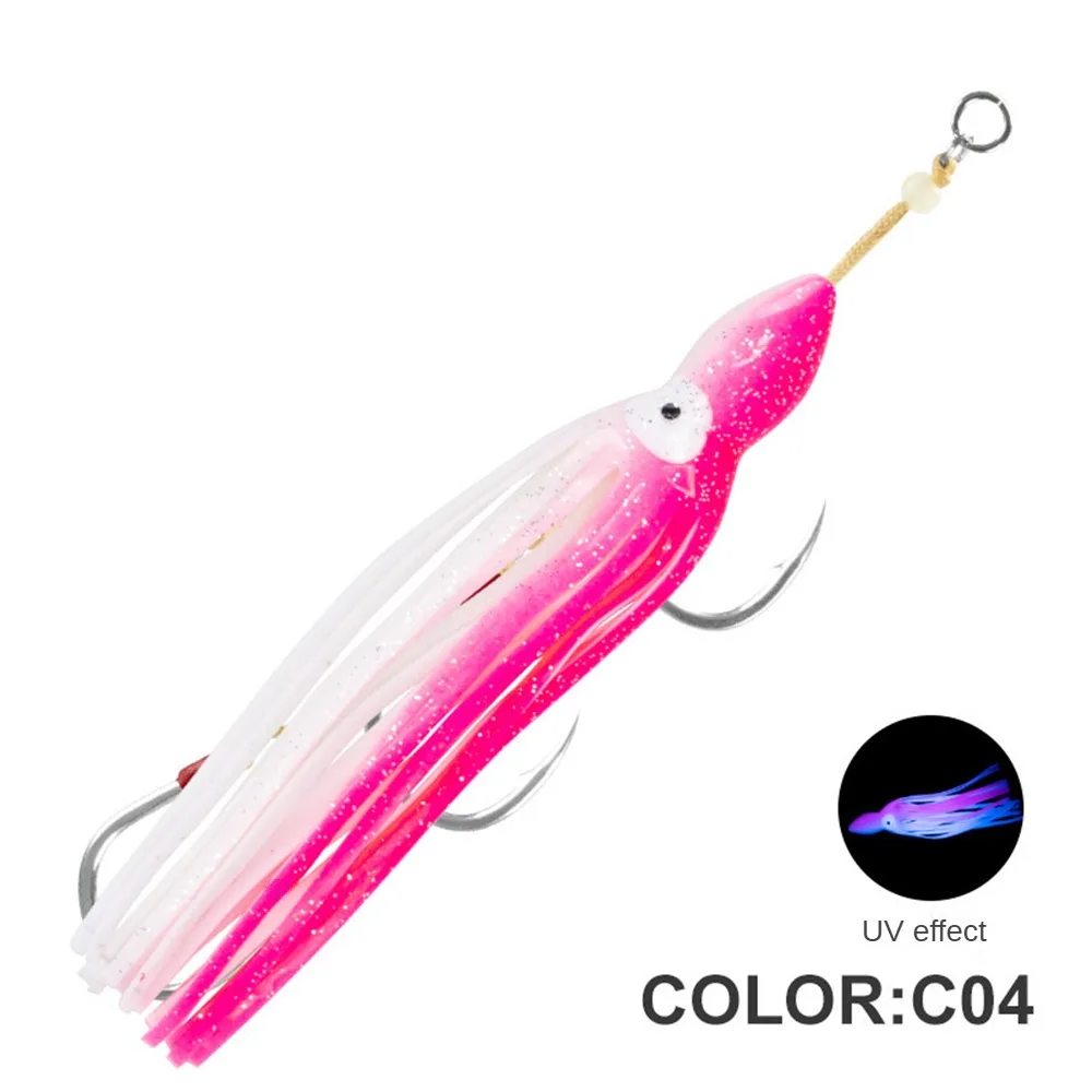 

Fishhook Pink White 5/0 Swimming More Real Strong Penetrating Power Sharp Barbed Hooks Bionic Design Fishing Supplies Fake Bait