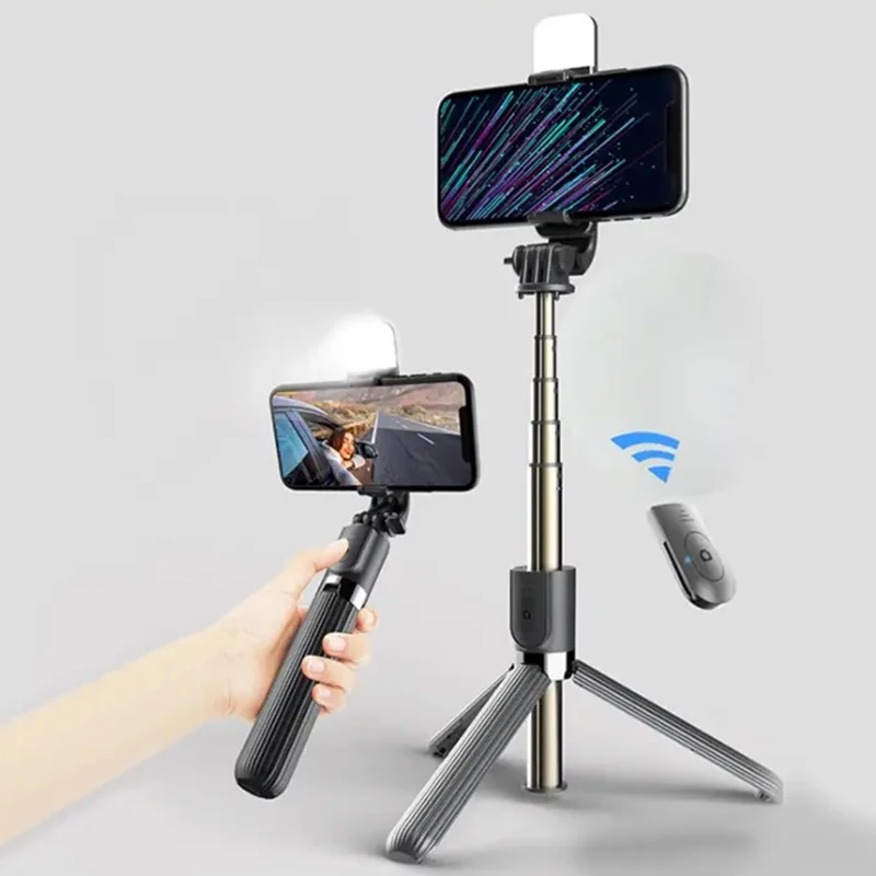 Алюминиевый Штатив для селфи L03s, складной портативный, совместим с телефонами Android/iOS