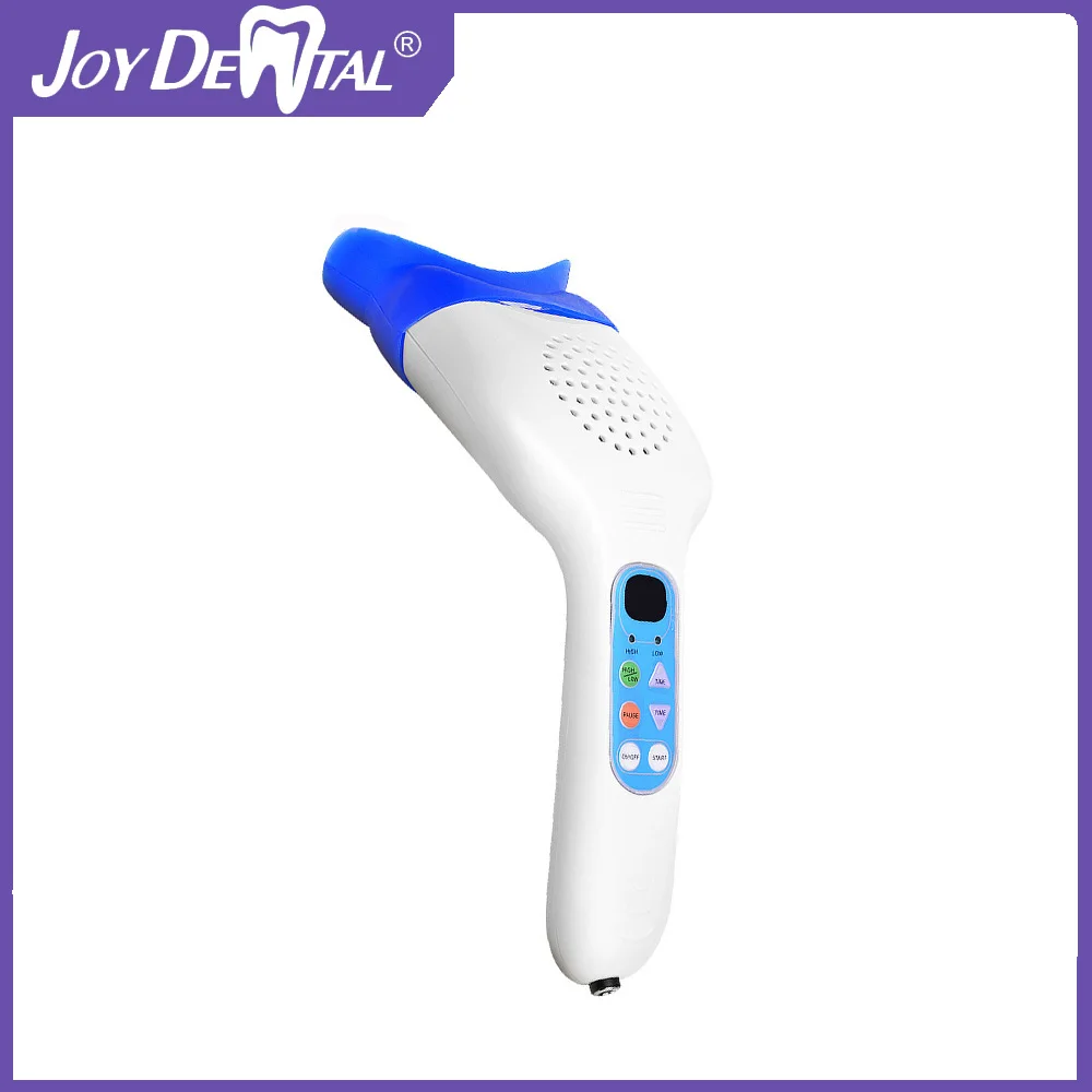 

JOY DENTAL Dental LED Teeth Whitening Lamp Bleaching Accelerator Cool Blue Light 2 Lighting Modes Effective Whitening
