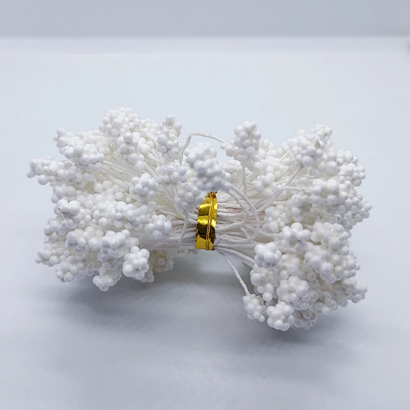 800pcs/lot 5mm DIY Artificial Foam Flower Stamen Mini Pearl Flowers Wreath Wedding Party Home Decor images - 6