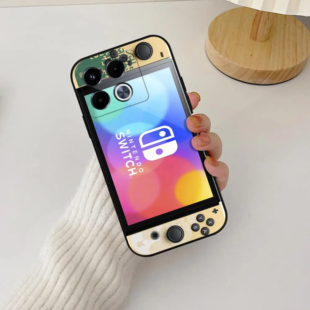 Классический чехол для консоли Reliver Stress Gameboy Infinix Note 40 30 Pro Vip 12 12G96 11 10 Tecno Camon Zero 20