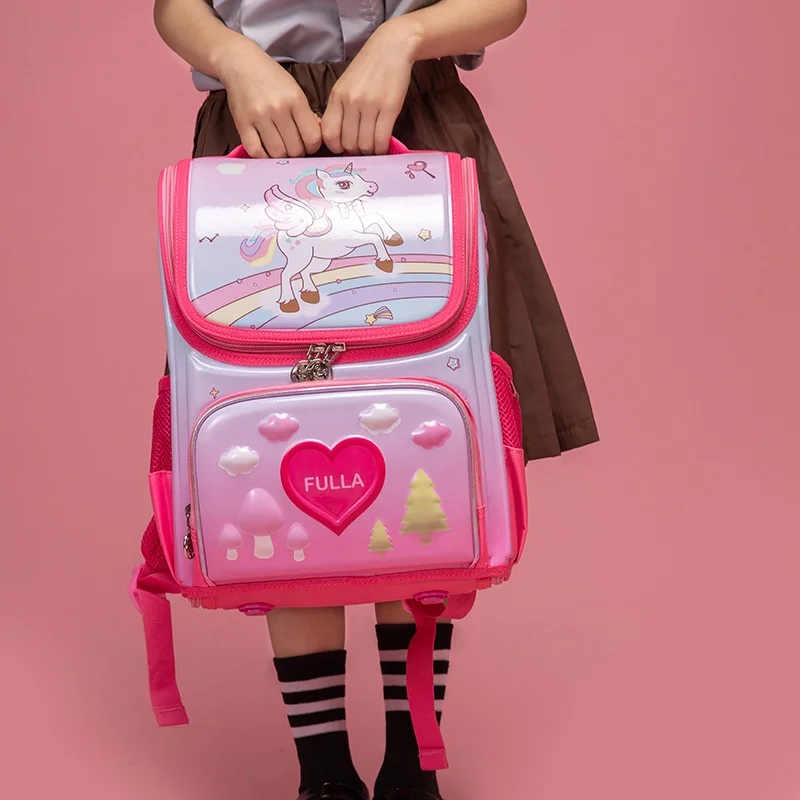 Cute Girl Princess Mermaid Unicorn Boy Astronaut Large Backpacks New Cartoon Dinosaur Fashion Children Clamshell Schoolbags Hot