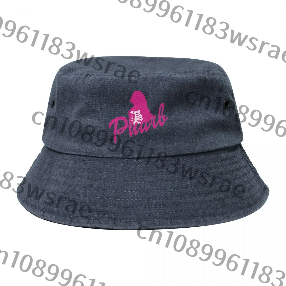 Наклейка с логотипом Pharb Ковбойская джинсовая кепка Рыбацкая шляпа