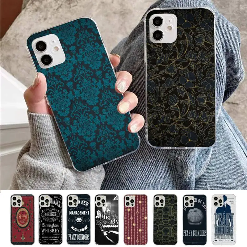 

FHNBLJ Peaky Blinders Thomas Shelby Luxury Phone Case for iPhone 11 12 13 Mini Pro Max 8 7 6 6S Plus X 5 S SE 2020 XR XS 10 case