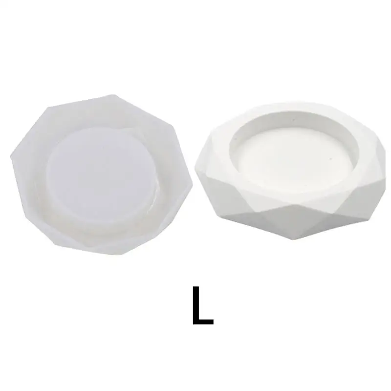 

Molde De Silicone Arte Cinzeiro De Concreto Cimento Placa De Armazenamento De Socalcos Projeto Gypsum Glue Resin Silicone Mold