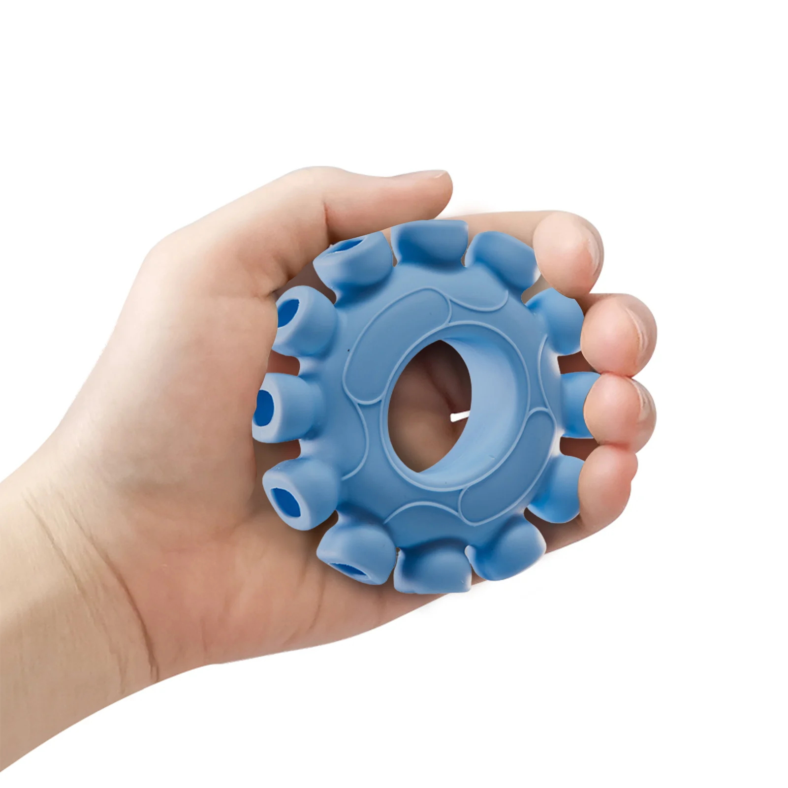 

Finger Exerciser Gripper Silicone Grip Strength Trainer Hand Muscle Trainer for Musicians Rock Climbers Fitness Baseball Players