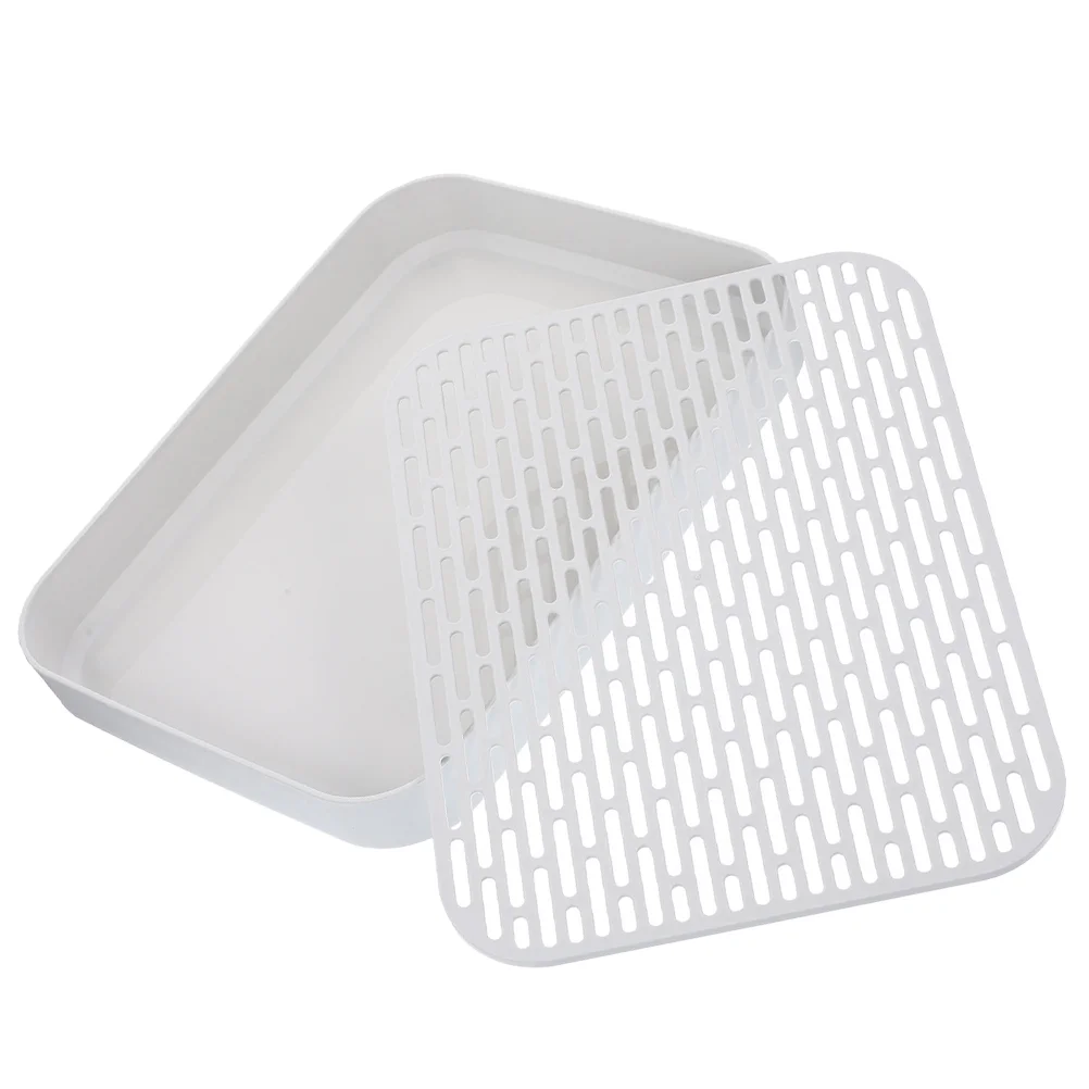 

Dish Tray Tea Drying Pad Water Bathroom Trays Counter Drain Board Rack Drip Desk