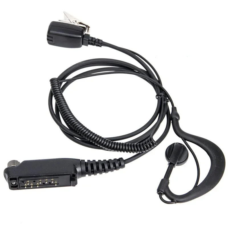 Фото Наушники-вкладыши для SEPURA STP8000 STP8030 STP9000 рация Двусторонняя радиосвязь наушники черный микрофон №1