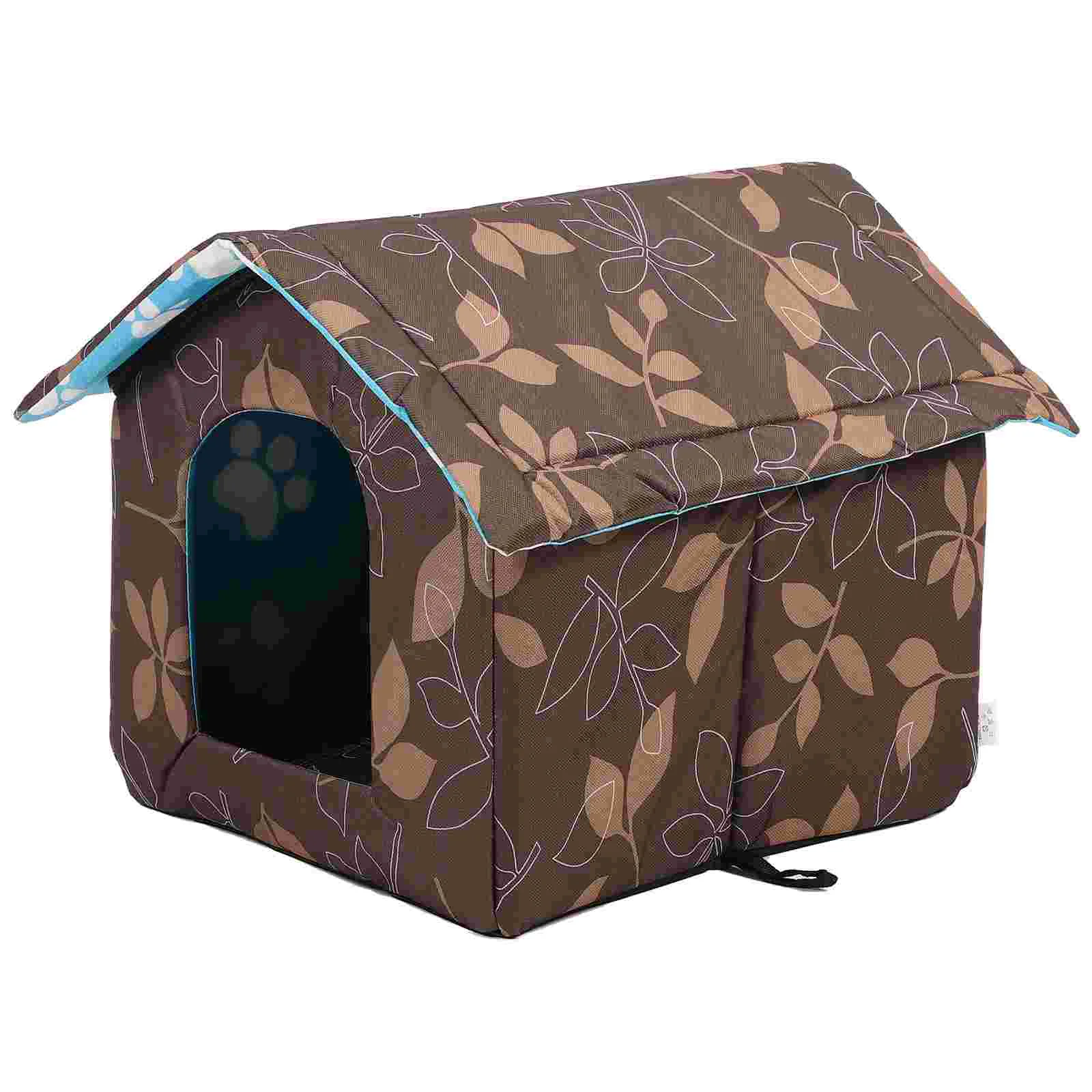 

Waterproof Cat Tent Kitten Shelter Detachable Cat House Warm Sleeping Nest