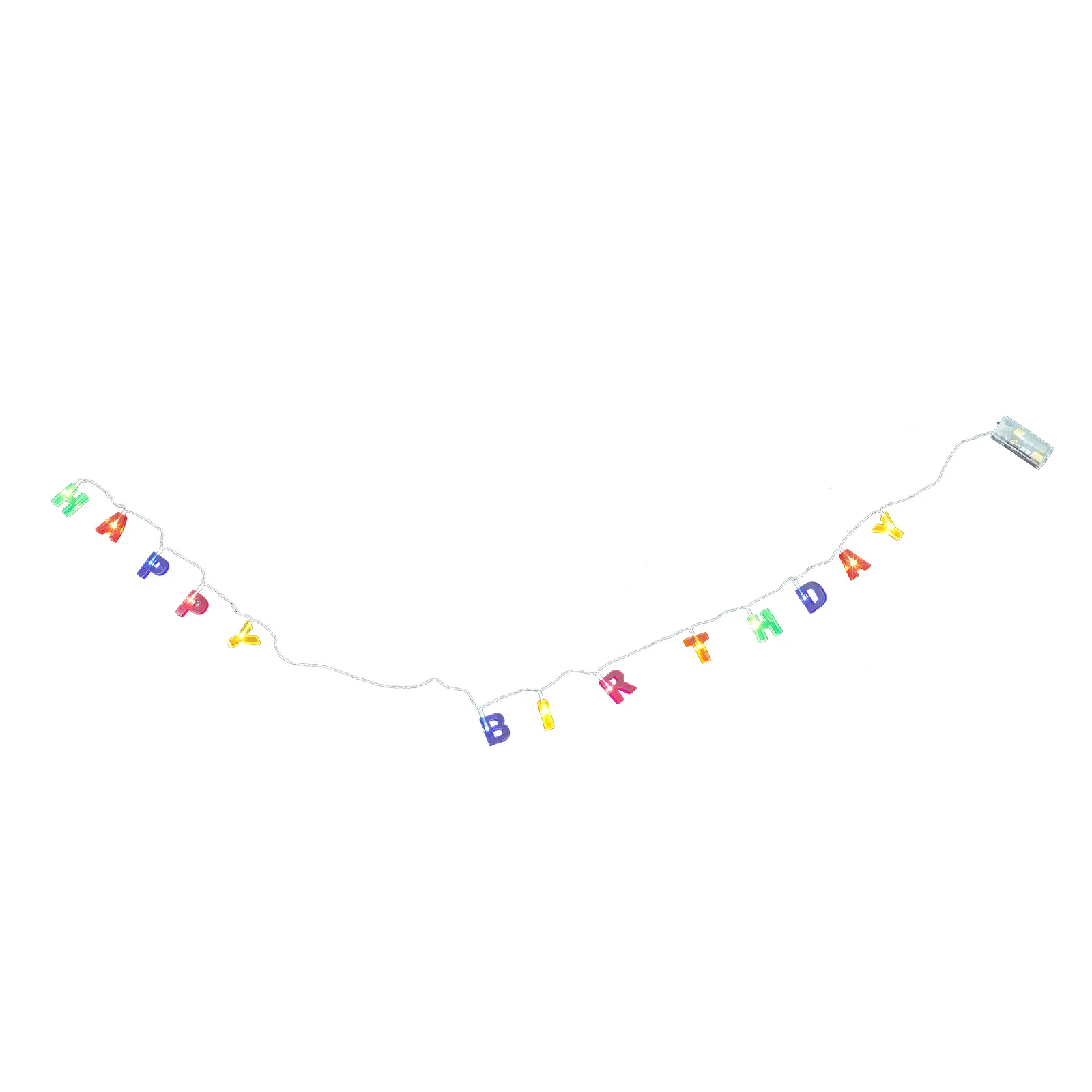 LEDMOMO LED String Lights Operated Letters for Birthday Party Decoration happy birthday lights