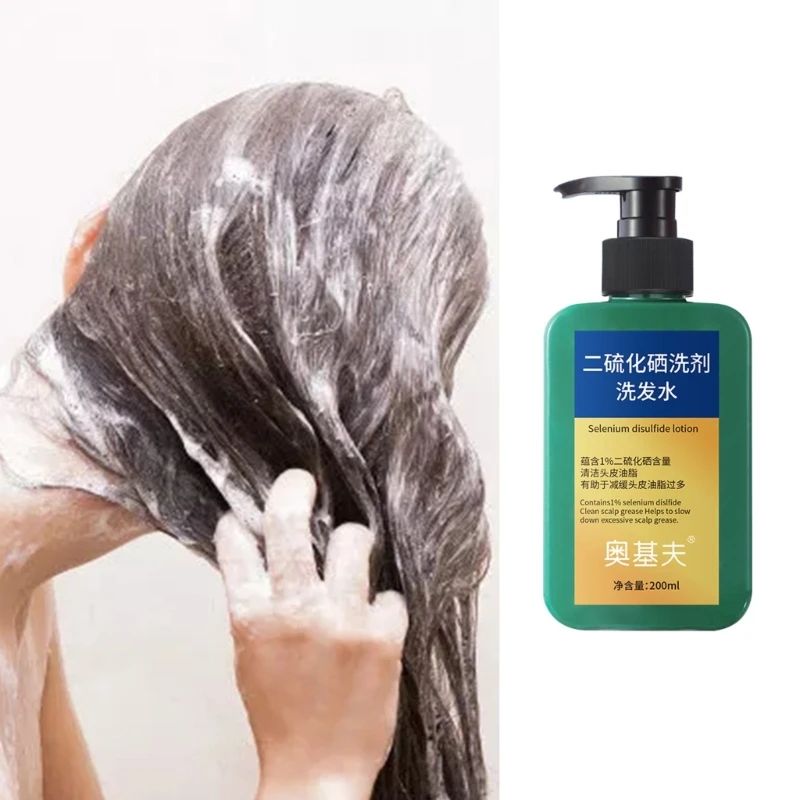 

200ml Selenium Disulfide Anti Danruff Shampoo Maximum Strength Deep Clean Protect Professional Relieving Itching 918D
