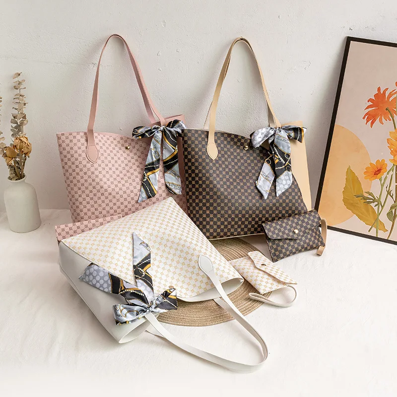 

New Large Capacity Fashion Printing Mother Child One Shoulder Shopping Bag Fashion Tote Bag