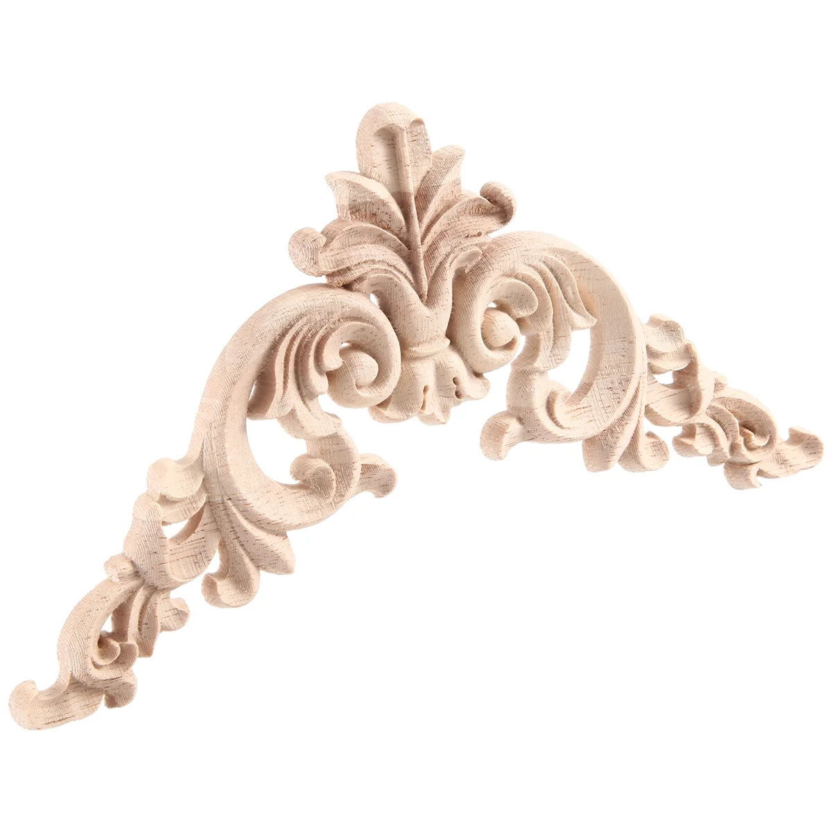 15*15 см резиновая деревянная резная угловая аппликация изысканная неокрашенная