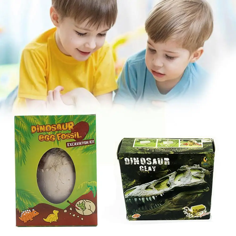 

Diy динозавр яйца игрушка Новинка копающие ископаемые детские игрушки животные детские развивающие подарки игрушки для Ki K0x3