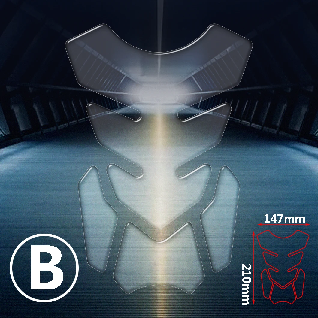 

Прозрачный Универсальный защитный чехол для мотоциклетного бака с 3D полимерным покрытием