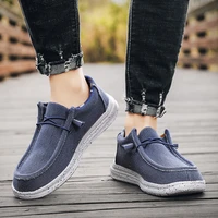 2022 new spring autumn comfortable casual shoes fashion mens canvas footwear for men brand trend flat loafers shoe size 39 47